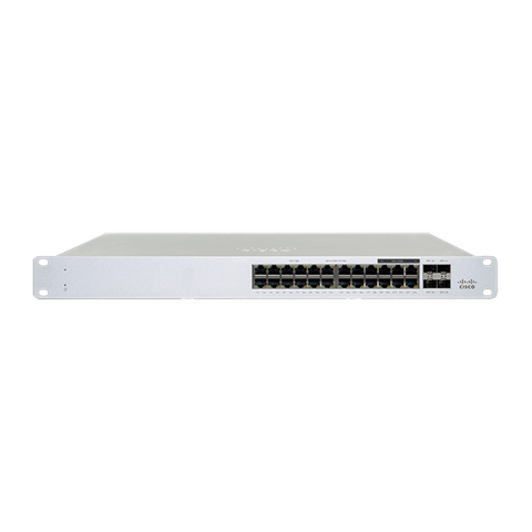 Meraki MS130-24X Cloud Mgd. 18GE + 6x(2.5GE) 370W PoE Switch